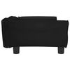 vidaXL Hundebett Schwarz 95x55x30 cm Samt