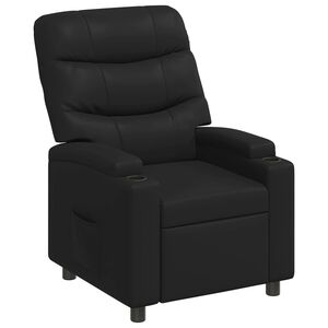 vidaXL Liegestuhl Schwarz 75 x 93 x 102 cm Stoff