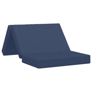 vidaXL Klappsofa Bett 100 x 67 x 45 cm Blau