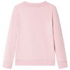 Kinder-Sweatshirt Hellrosa 128