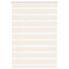 vidaXL Doppelrollo Marmorbeige 105x100cm Stoffbreite 100,9 cm Polyester
