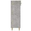 vidaXL Schuhschrank Betongrau 30x35x105 cm Holzwerkstoff