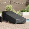 vidaXL Abdeckung f&uuml;r M&ouml;bel f&uuml;r den Outdoor Schwarz 195 x 76 x 82 cm