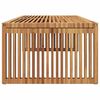 vidaXL Garten-Beistelltisch Braun 110 x 55 x 35,5 cm Massivholz Teak