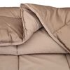 vidaXL Winterbettdecke Gold 220 x 140 cm Satin und Mikrofaser