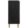 vidaXL Sideboard Schwarz 60x33x75 cm Holzwerkstoff