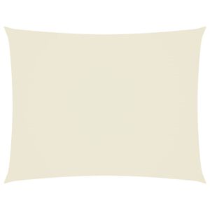 vidaXL Sonnensegel Oxford-Gewebe Rechteckig 4x6 m Creme