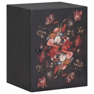 vidaXL H&auml;ngeschrank Mehrfarbig 38 x 33,5 x 48 cm Massivholz Mango