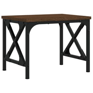 vidaXL Druckerst&auml;nder Braun Eichen-Optik 40x30x31 cm Holzwerkstoff