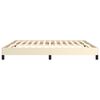 vidaXL Bettgestell Creme 160x200 cm Kunstleder