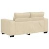 vidaXL 2-Sitzer-Sofa Creme 160x77x82 cm Stoff