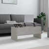 vidaXL Couchtisch Betongrau 102x50,5x46,5 cm Holzwerkstoff