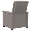 vidaXL Massagesessel Taupe Stoff