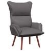 vidaXL Sessel Grau 69 x 74 x 93 cm Kunstleder