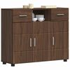 vidaXL Holzschrank mit Speicher Braun Eichen-Optik 88,5 x 30,5 x 73 cm