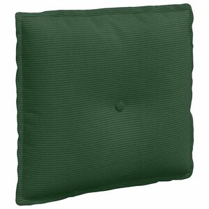 vidaXL R&uuml;cken Kissen Dschungelgr&uuml;n 50 x 45 cm Cordstoff