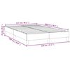 vidaXL Boxspringbettgestell Grau 120x200 cm Kunstleder