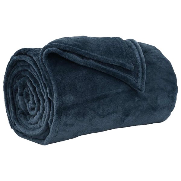 vidaXL Wohndecken 6 pcs Marineblau 240 x 270 cm Fleece