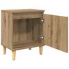 vidaXL Nachttisch Artisan-Eiche 40 x 30 x 50 cm Holzwerkstoff