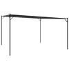 vidaXL Pavillon Anthrazit 4x4 m 180 g/m&sup2; Stoff und Stahl
