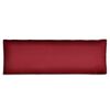 vidaXL Gepolstertes Rückenkissen Weinrot 120 x 40 x 10 cm