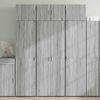 vidaXL Hochschrank Grau Sonoma 70x42,5x225 cm Holzwerkstoff