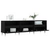 vidaXL TV-Schrank Schwarz 150x30x44,5 cm Holzwerkstoff