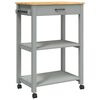 vidaXL K&uuml;chenwagen MONZA 60x40x88,5 cm Massivholz Kiefer