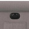 vidaXL Relaxsessel mit Aufstehhilfe Elektrisch Taupe Stoff