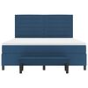 vidaXL Boxspringbett mit Kopfteil Blau 180 x 200 cm Stoff