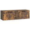 vidaXL Wandmontierter TV-Schrank Ger&auml;ucherte Eiche 98 x 31 x 30 cm