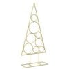 vidaXL Metall-Weihnachtsbaum mit rundem St&auml;nder KUOPIO 60 cm Stahl