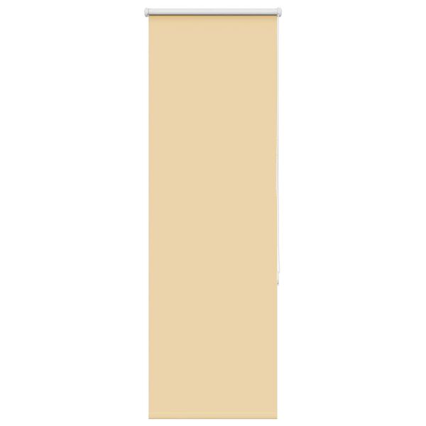 vidaXL Verdunkelungsrollo Beige 40x175cm Stoffbreite 35,7 cm Polyester