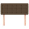 vidaXL Kopfteil Dunkelbraun 80x5x78/88 cm Stoff