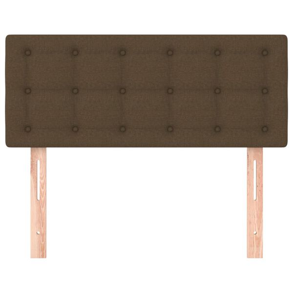 vidaXL Kopfteil Dunkelbraun 80x5x78/88 cm Stoff