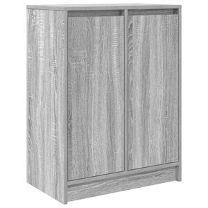 vidaXL Sideboard Grau Sonoma 57x34x76 cm Holzwerkstoff
