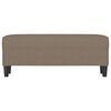 vidaXL Sitzbank Taupe 100x35x41 cm Stoff
