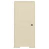 vidaXL Kunststoffschrank 40x43x85,5 cm Holzdesign Angora-Weiß