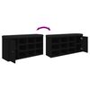 vidaXL Schuhbank Schwarz 102x32x50 cm Holzwerkstoff