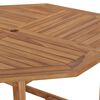 vidaXL Gartentisch 120x120x75 cm Massivholz Teak
