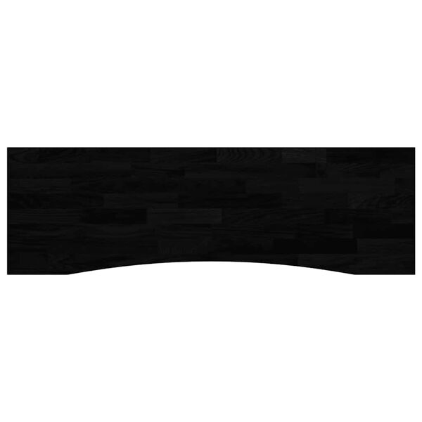 vidaXL Schreibtischplatte Dunkelbraun 160x50x2,5 cm Massivholz Eiche