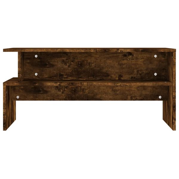 vidaXL Couchtisch Räuchereiche 90x55x42,5 cm Holzwerkstoff