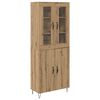 vidaXL Highboard Artisan-Eiche 69,5 x 34 x 180 cm Holzwerkstoff