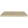 vidaXL Schwebendes Wandregal Eichefarben 60x23,5x3,8 cm MDF
