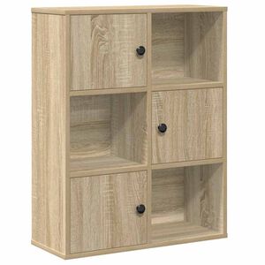 vidaXL B&uuml;cherregal Sonoma-Eiche 60x24x76,5 cm Holzwerkstoff