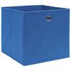 vidaXL Aufbewahrungsboxen 4 Stk. Vliesstoff 28x28x28 cm Blau