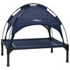 vidaXL Hundebett 71 x 64 x 71 cm Stahl Marineblau