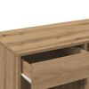 vidaXL Kosmetikschrank Artisan-Eiche 80x40x75 cm Holzwerkstoff