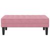 vidaXL Bank mit Kissen Rosa 113 x 57 x 39 cm Samt