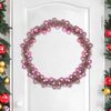 vidaXL Weihnachtskugelgirlande Rosa 186 cm Polystyrol